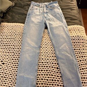 Zara Classic straight leg jeans